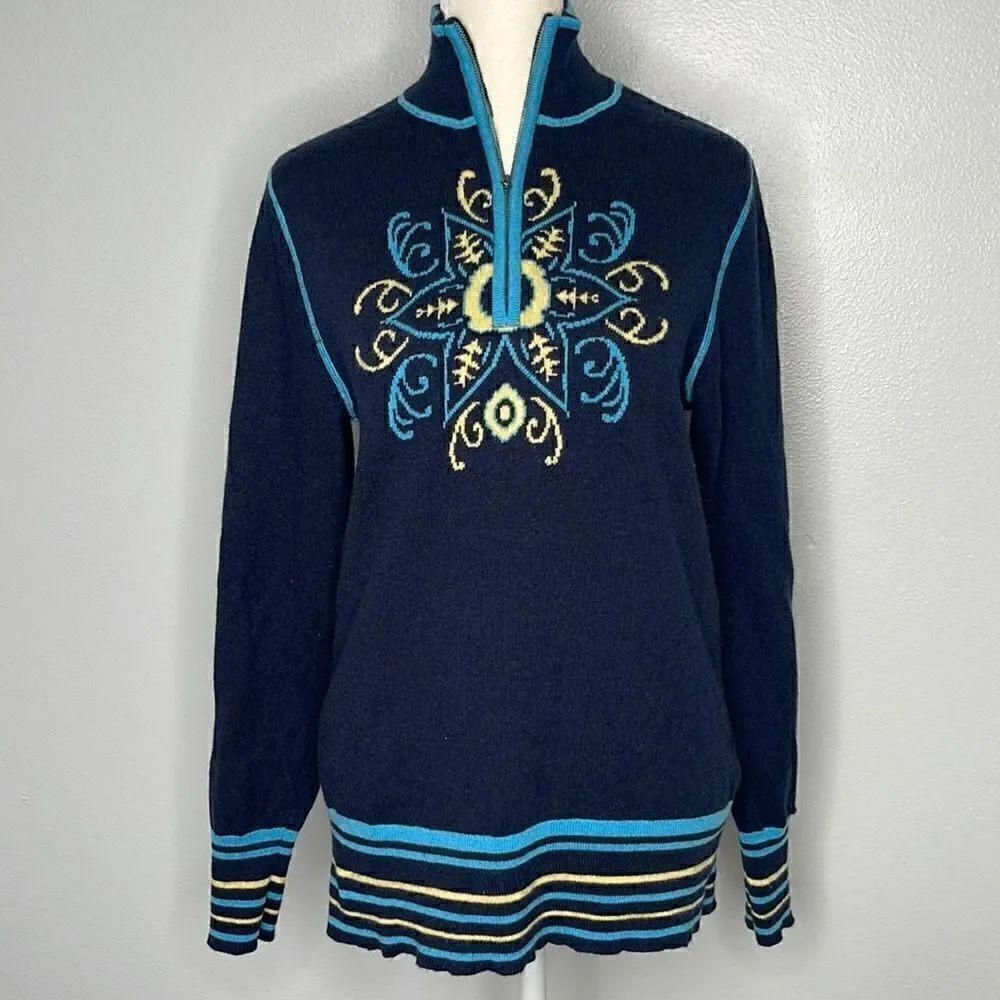 Cabela’s wool/nylon turtleneck sweater.  1/4 Zip.  Size Small.